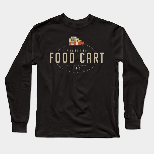 Portland Food Carts- El Pastoria Long Sleeve T-Shirt by DanielLiamGill